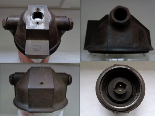 LAMPE DE COUR AVEC SUPPORT EN BAKELITE - Foto 2 di 3