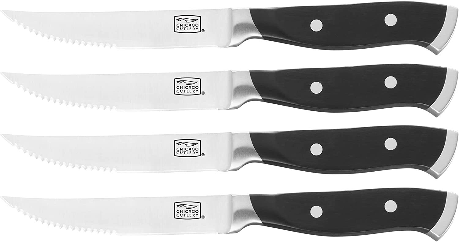 Chicago Cutlery® Armitage 4piece Steak Knife Set,Stainless Steel eBay