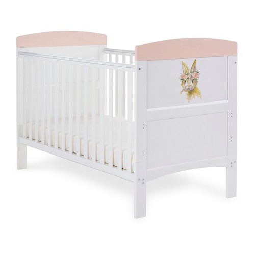 Obaby Grace Inspire Cot Bed - Baby Cot to Toddler Bed with 3 Mattress Heights - Picture 18 of 21