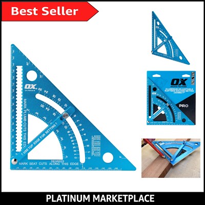 180 mm verstellbarer Dachsparren quadratisch - robustes Aluminium mit Markierungskerben