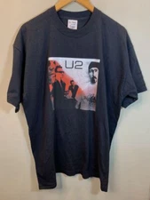 Vintage 2001 U2 Goal Is Elevation Tour Black Unisex Tshirt S-5XL KH13215