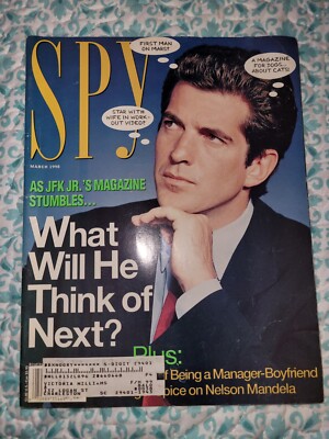 Vintage SPY Magazine JFK Jr. Cover March 1998 John F. Kennedy Jr