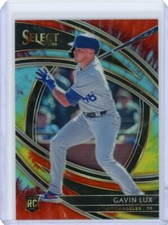 2020 Panini Select Baseball Premier Tie-Dye Prizm Rookie #170 Gavin Lux #16/20