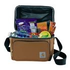 Carhartt Deluxe Dual Compartment Insulated Lunch Cooler Bag, Carhartt Brown