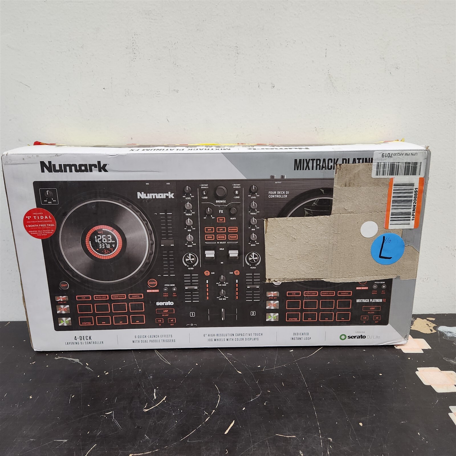 Numark Mixtrack Platinum FX DJ Controller For Serato DJ NOT WORKING