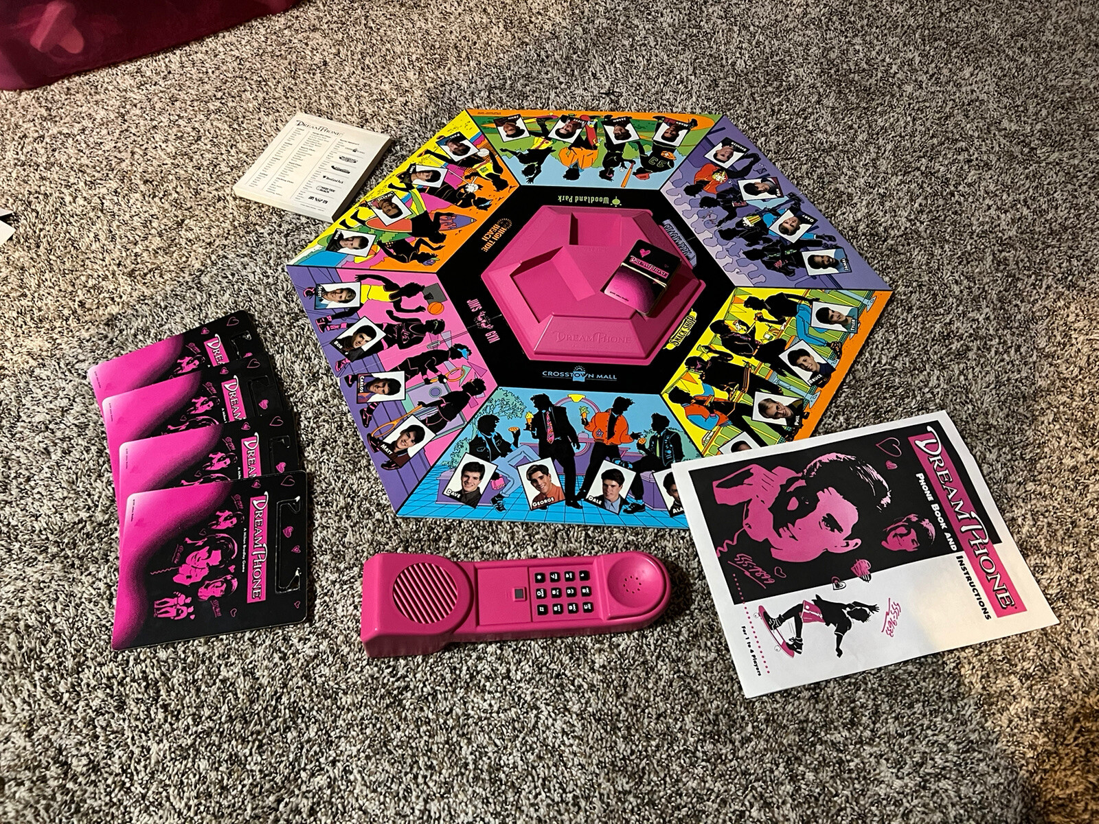 Vintage Milton Bradley Electronic Dream Phone Board Game 1991 32244042478 eBay