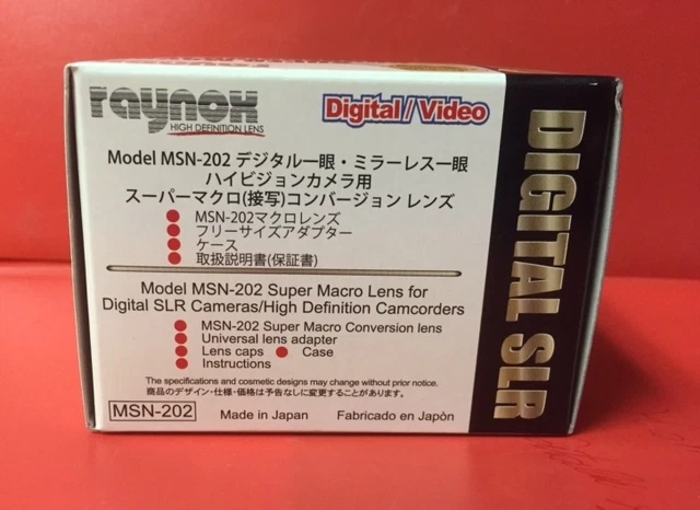 Raynox MSN-202 Super Macro Lens +SNAP-ON UAC3500 for 52mm 55mm 58mm 62mm 67mm - Image 4 of 4