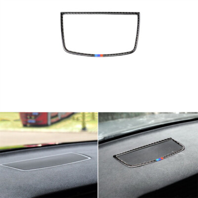 Carbon Fiber M Stripe Dashboard Panel Speaker Frame Trim For BMW E70 E71 2018-13
