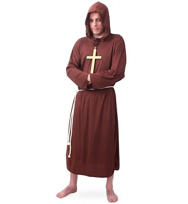 KARNEVALSTEUFEL Mönch Kostüm Gr. L XXL Mönchskutte Mönchskostüm Geistlicher Fasching 12151713