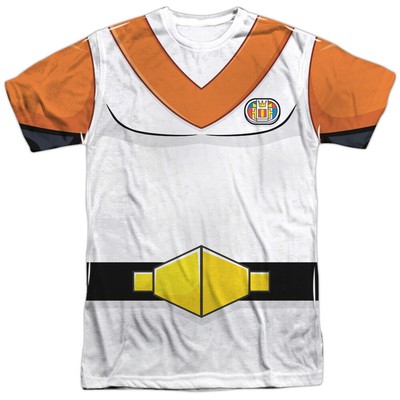 VOLTRON HUNK COSTUME Licensed Adult Front Print Men's Graphic Tee Shirt SM-3XL