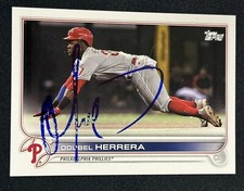 2022 Topps Series 2 Signed Odubel Herrera  Autographed Auto Card Phillies 518