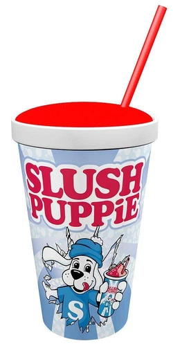 9043 500ml Slush Puppie Cup With Straw