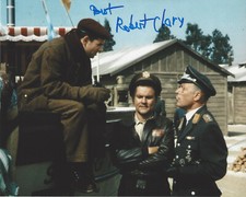 ROBERT CLARY SIGNED AUTHENTIC 'HOGAN'S HEROES' LOUIS 8x10 PHOTO B w/COA TV ACTOR