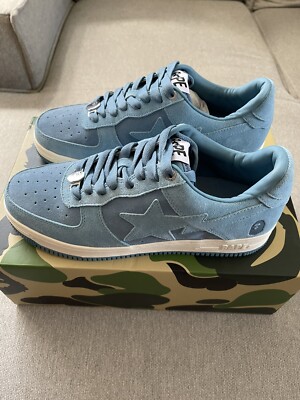 A Bathing Ape Men's Bape Sta Low Size 9.5 Blue 