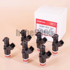 6Pcs Fuel Injectors 16450-RCA-A01 For HONDA ACURA MDX TL Accord Pilot 8 Holes