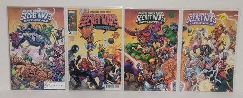 Marvel Super Heroes Secret Wars Battleworld 1, 3/4 Nauk, 2A Covers Free Ship