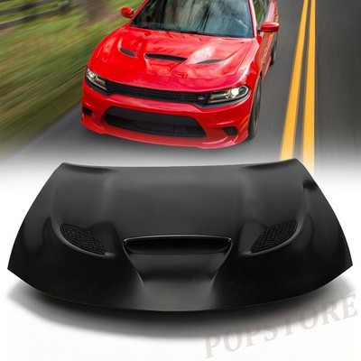 SRT Hellcat Style Aluminum Hood ScoopVent For 2015-2023 Dodge Charger