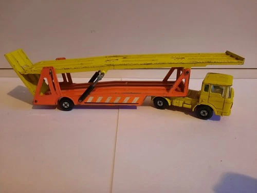 Vintage 1971 Matchbox Superkings K-11 DAF Car Transporter | Good Condition