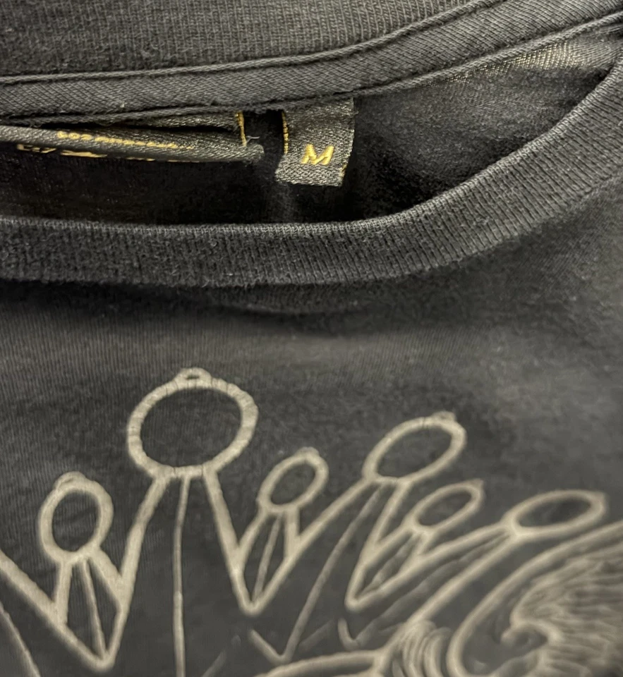 Christian Audigier USA Shirt Wings Crest Men’s M 2000s Ed Hardy Era Streetwear - Image 4 of 4