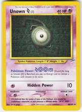 Pokemon UNOWN [Z] 60/105 Neo Destiny UNLIMITED LP on eBay
