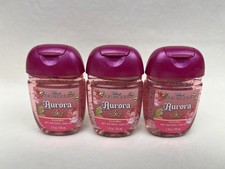 Lot of 3 Bath Body Works Disney Princess Aurora PocketBac Hand Gel Sanitizer