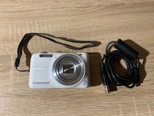 Nikon COOLPIX S6600 White Digital Camera 16MP 12x Optical Zoom From JAPAN