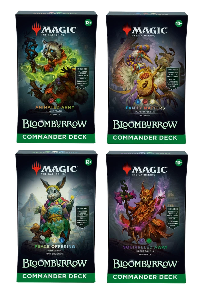 Bloomburrow (Set of 4) Commander Decks BLB MTG