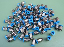 10x FESTO QSM-M5-4 Steckverschraubung Steckve...