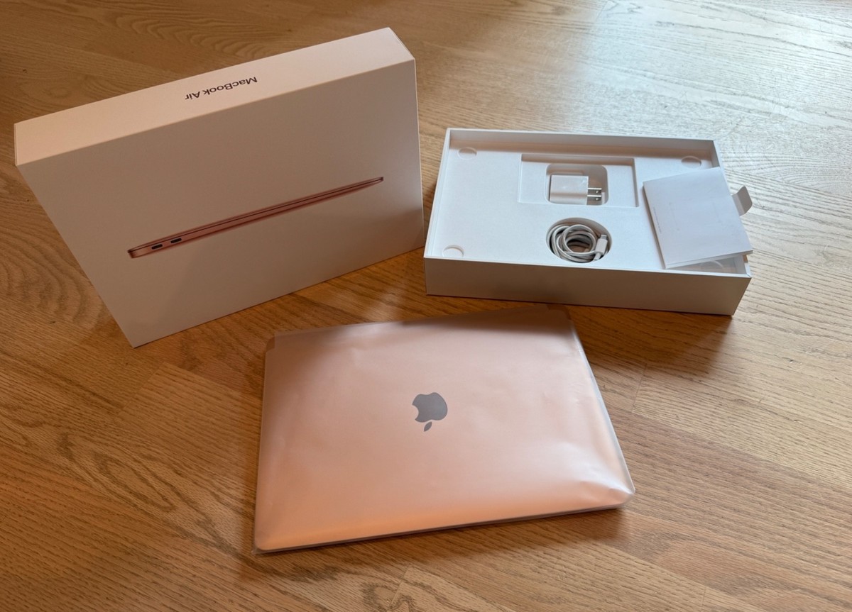 APPLE MacBook Air Retina 13-inch (2020, Intel Model) GOLD ** | eBay