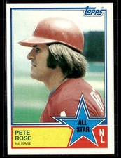 1983 Topps #397 Pete Rose Phillies Reds Baseball Card 3003I