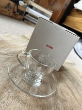 Alessi AKK91 D Girotondo King-Kong Mocha Cup & Saucer DISCONTINUED New In Box