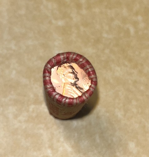 1959 PHILADELPHIA MINT LINCOLN MEMORIAL CENT ROLL OF 50 PENNIES