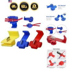125pcs ,Solderless Electrical Wire Connector,Wire Crimp Connectors 22-10 AWG