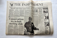 The Independent Newspaper 1st edition Tuesday 7th October 1986 