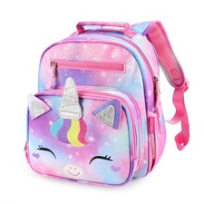 Toddler Backpack Girls 2 4, Cute Unicorn Preschool Kindergarten Bag