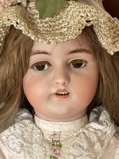 ZA-Allemagne-Simon Halbig, tête porcelaine, marquée 6, corps articulé