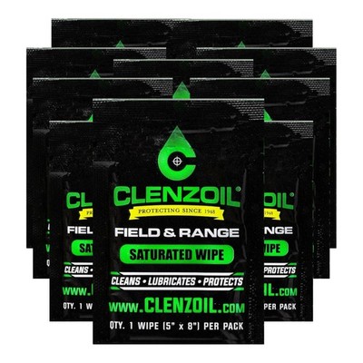 CLENZOIL Field & Range Single Wipe Multi-Pack - Individual CLP 10 Count