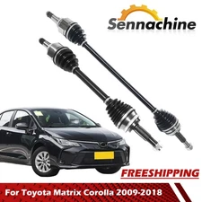 CV Axle Shaft Front Left & Right Set fit for Toyota Corolla 1.8L 4 Cyl 2009-2018