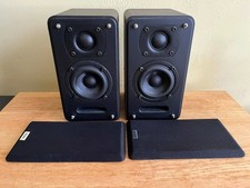 Pair of Yamaha NS-BP100 Wired Bookshelf Speakers Tested and Working.