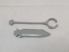 Power Rangers Turbo Deluxe Robo Racer Megazord Knife Weapons Vtg 1997