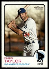 2022 Topps Heritage Chris Taylor Los Angeles Dodgers #312