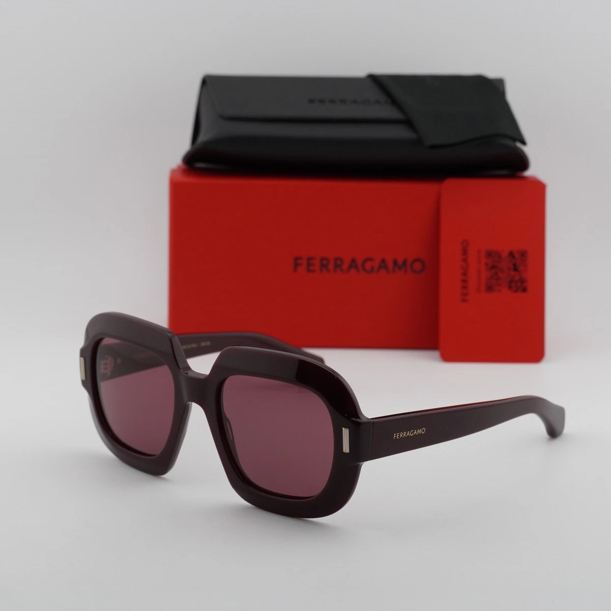Purple Pink Square Sunglasses for Women for sale | eBay display picture 1