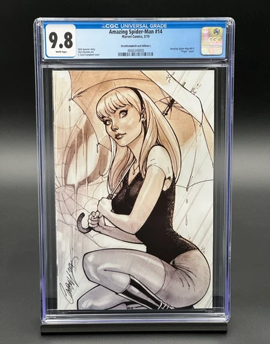 Amazing Spider-Man #14 CGC 9.8 (2019) - J Scott Campbell .com Edition L