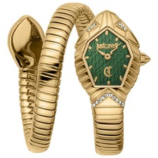 Just Cavalli Women's JC1L356M0035 Signature Snake Amalfi Gold Quartz Watch
