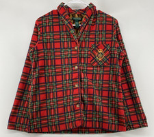 Lauren Ralph Lauren Plaid Women S Flannel Night Gown Pajamas Nightshirt Top
