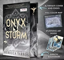 ⭐️ ONYX STORM COLLECTOR’s EDITION BOOK HARDCOVER Target Deluxe Limited ⭐️