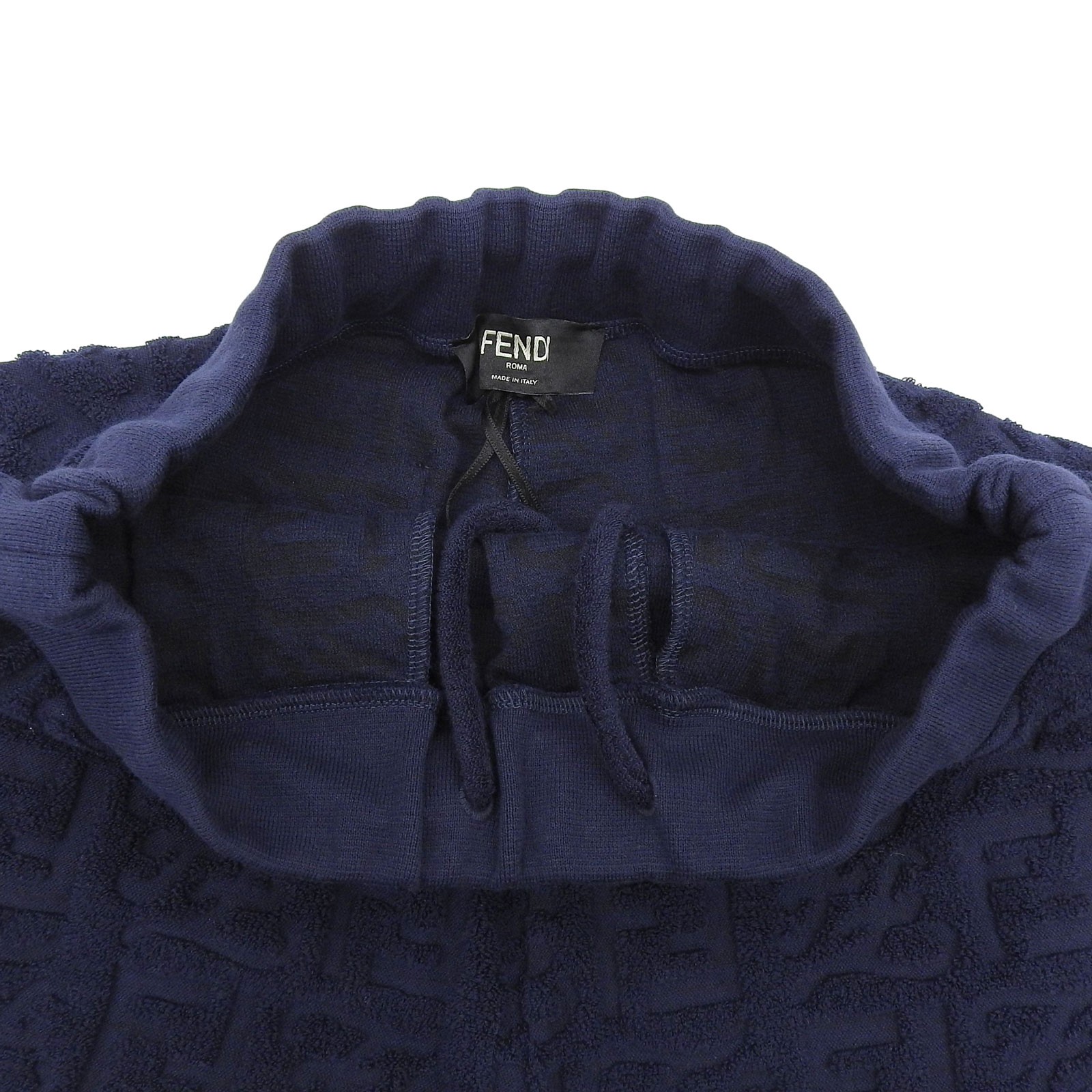 FENDI FB0689 Men's Shorts Unused Cotton Navy Size 44 Italy thumbnail 5