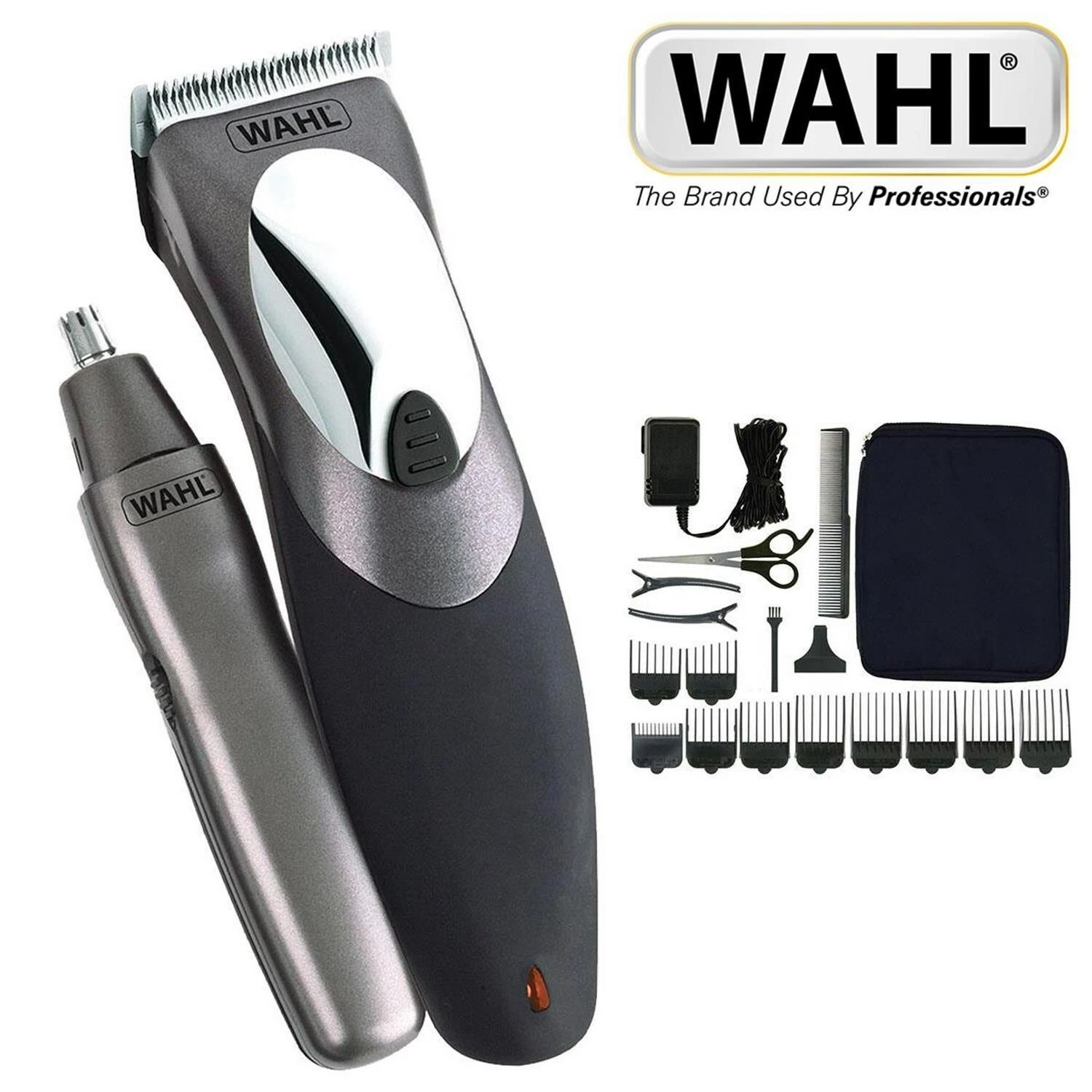 Wahl Clip ‘N Rinse Cord Cordless Hair Clipper Trimmer Grooming Set 9639-617