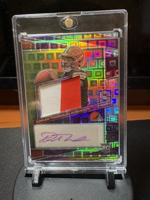 2023 Spectra Dorian Thompson-Robinson Pandora ROOKIE PATCH AUTO RPA /30 Eagles