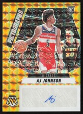2024-25 Mosaic Gold 1/10 AJ Johnson Rookie Auto #PA-AJJ GS1